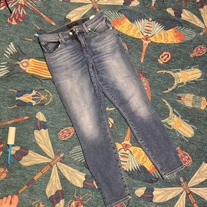 Lucky mid rise skinny cropped jean- Ava